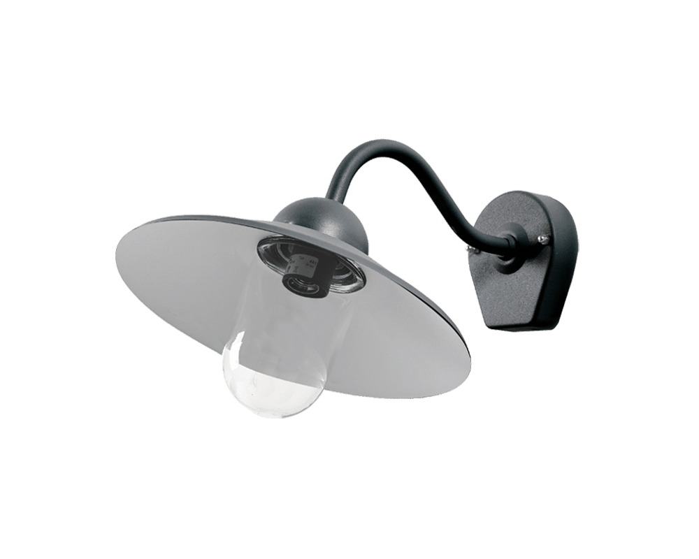 Stall Zwart buitenlamp Van Westal - De armatuur heeft een E27-fitting.