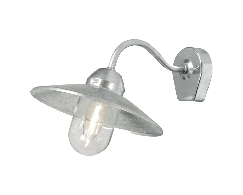 Stall Gegalvaniseerd staal buitenlamp Van Westal - De armatuur heeft een E27-fitting.