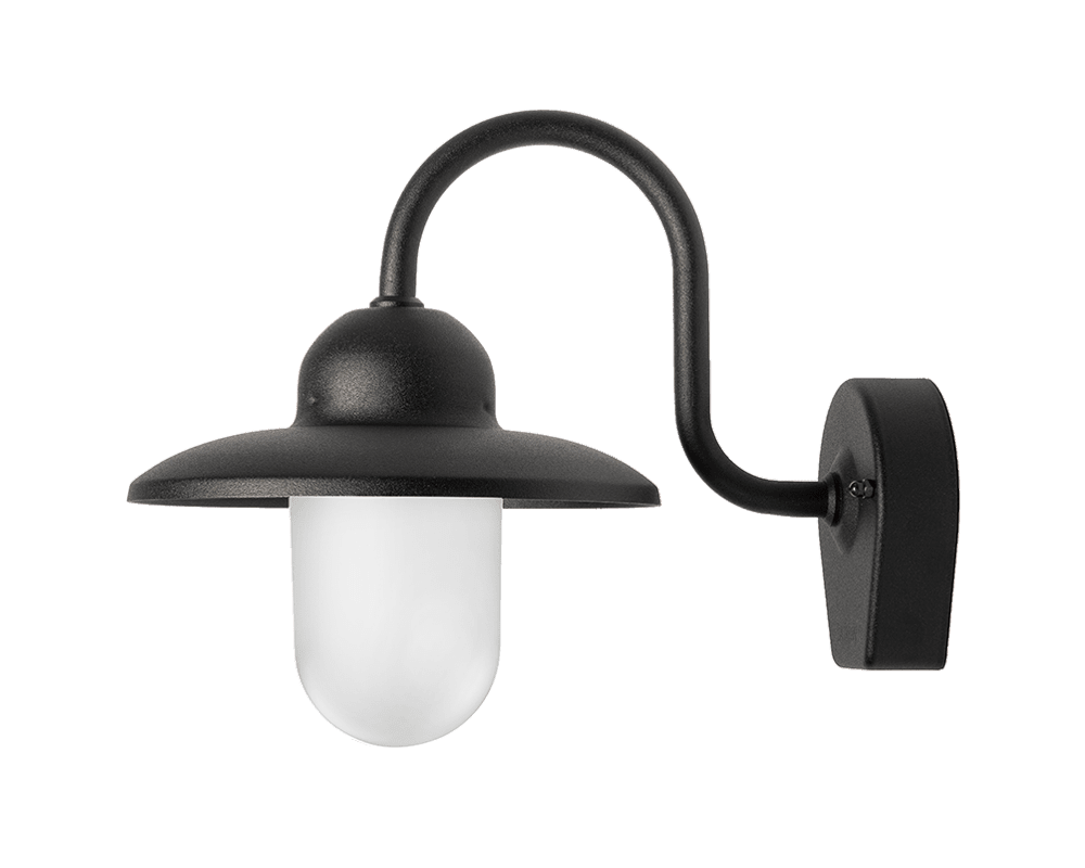 Nisse Zwart buitenlamp Van Westal - De Nisee is een klassieke wandlamp voor buiten die een tijdloos design combineert met hoogwaardige materialen.