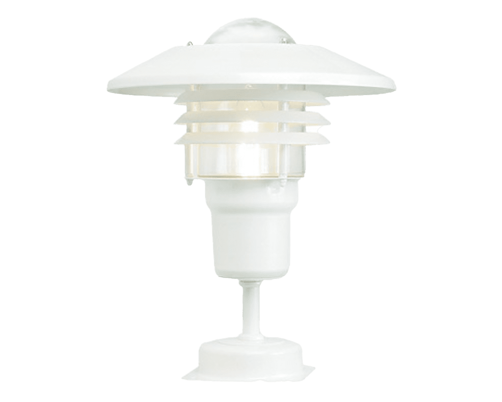  Tellus 33cm Wit Van Westal - De armatuur is geschikt voor buitengebruik met een IP44-classificatie en is voorzien van een E27-fitting.