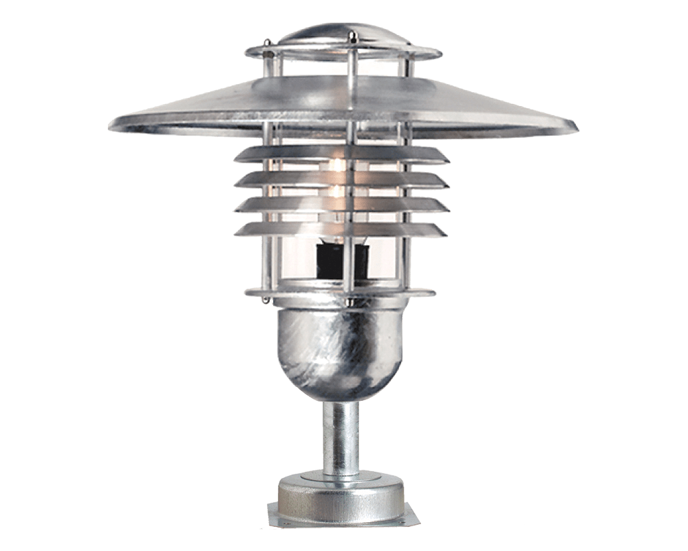 Arnäs I 38cm Gegalvaniseerd staal Van Westal - De armatuur is voorzien van een E27-fitting.