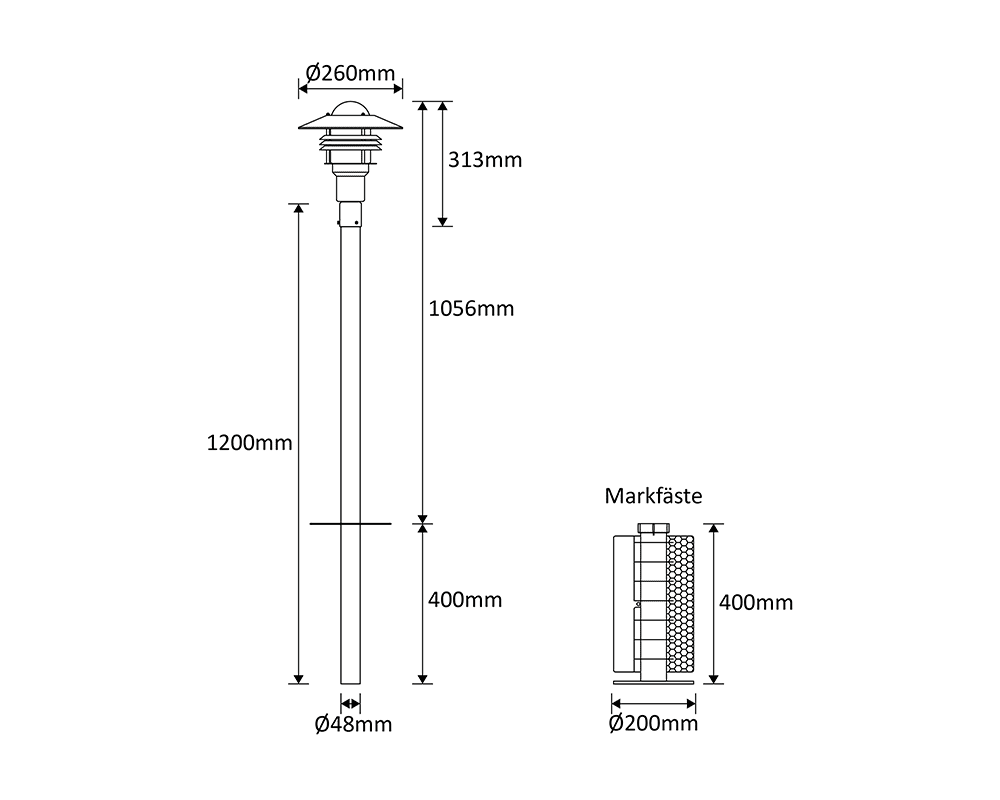 Tellus 145cm Geoxideerd koper lichtpaaltjes Van Westal - Tellus is een armaturenserie die afhankelijk is van het ontwerp en die een villa, appartementengebouw of zomerhuisje een ander karakter geeft.