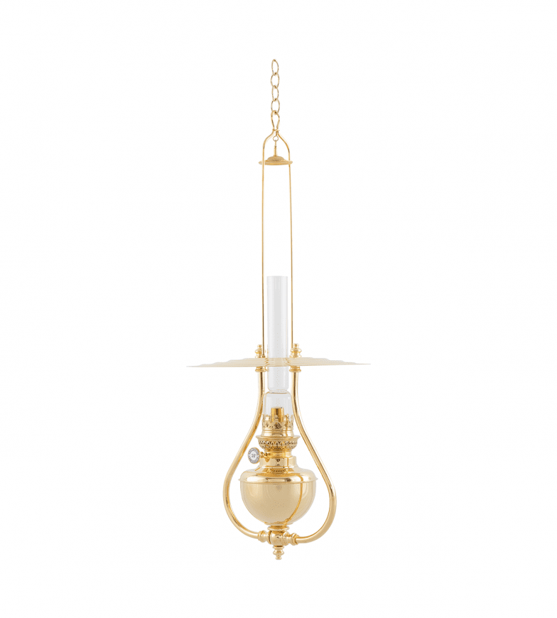 Ronneby Messing Van Karlskrona lampfabrik - Ronneby is een klassieke hanglamp met een tijdloos design, volledig gemaakt van gepolijst messing, wat zorgt voor een elegante en traditionele uitstraling.