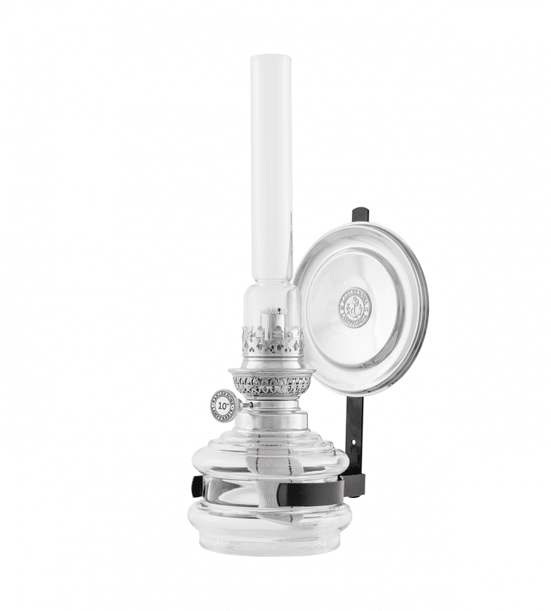 Lindholmen Nikkel Van Karlskrona lampfabrik - een tafel of opgehangen aan een spijker aan de muur.