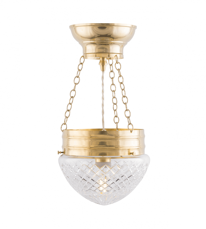 Heidenstam Pendant 200 Messing Van Karlskrona lampfabrik - De hanglamp geeft zowel licht van boven als van onderen richting het plafond en wordt daarom vaak bij voorkeur in de richting van het plafond geplaatst, vooral als de plafondhoogte meer dan drie meter bedraagt.