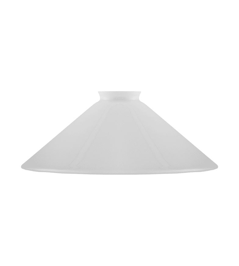 Schoolhouse Glass Shade 60/250 Wit Van Karlskrona lampfabrik - 