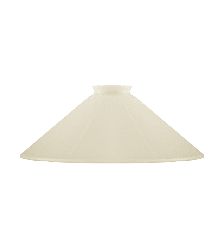 Schoolhouse Glass Shade 60/250 Gebroken wit Van Karlskrona lampfabrik - 
