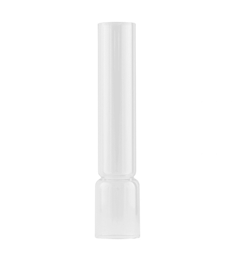  Lamp Chimney 8''' - short Transparant Van Karlskrona lampfabrik - 