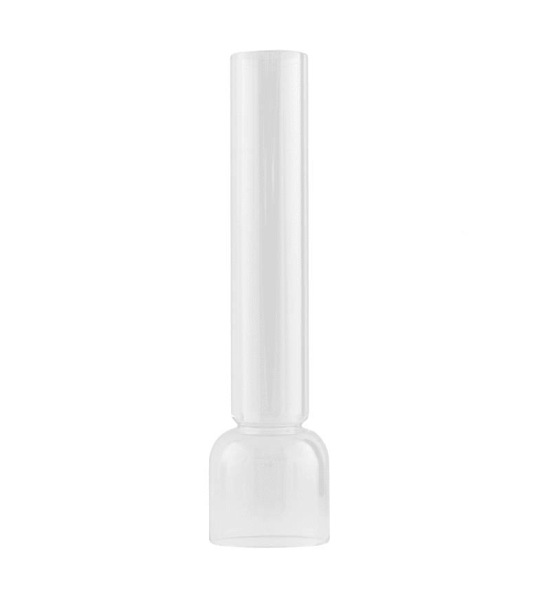 Lamp Chimney 14''' - short Transparant Van Karlskrona lampfabrik - 