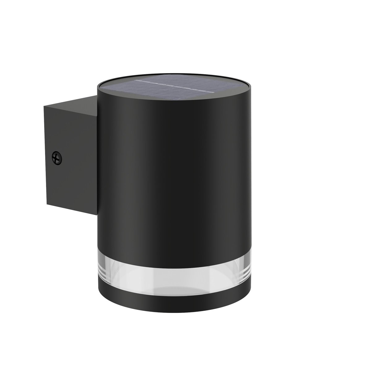 Fyce Zwart solarlamp Van Philips - De Fyce solarcellamp is een stijlvolle en praktische wandlamp met een modern design, gemaakt van zwart kunststof.