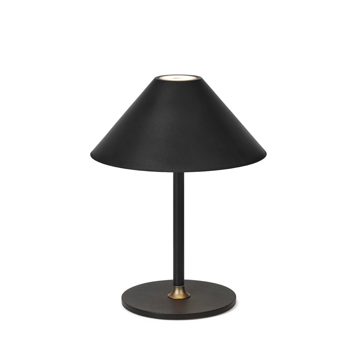 Hygge 20cm Zwart Draagbare Van Halo Design - Hygge is een veelzijdige en stijlvolle verlichting die geschikt is voor alle gelegenheden en beschikt over een dimfunctie.