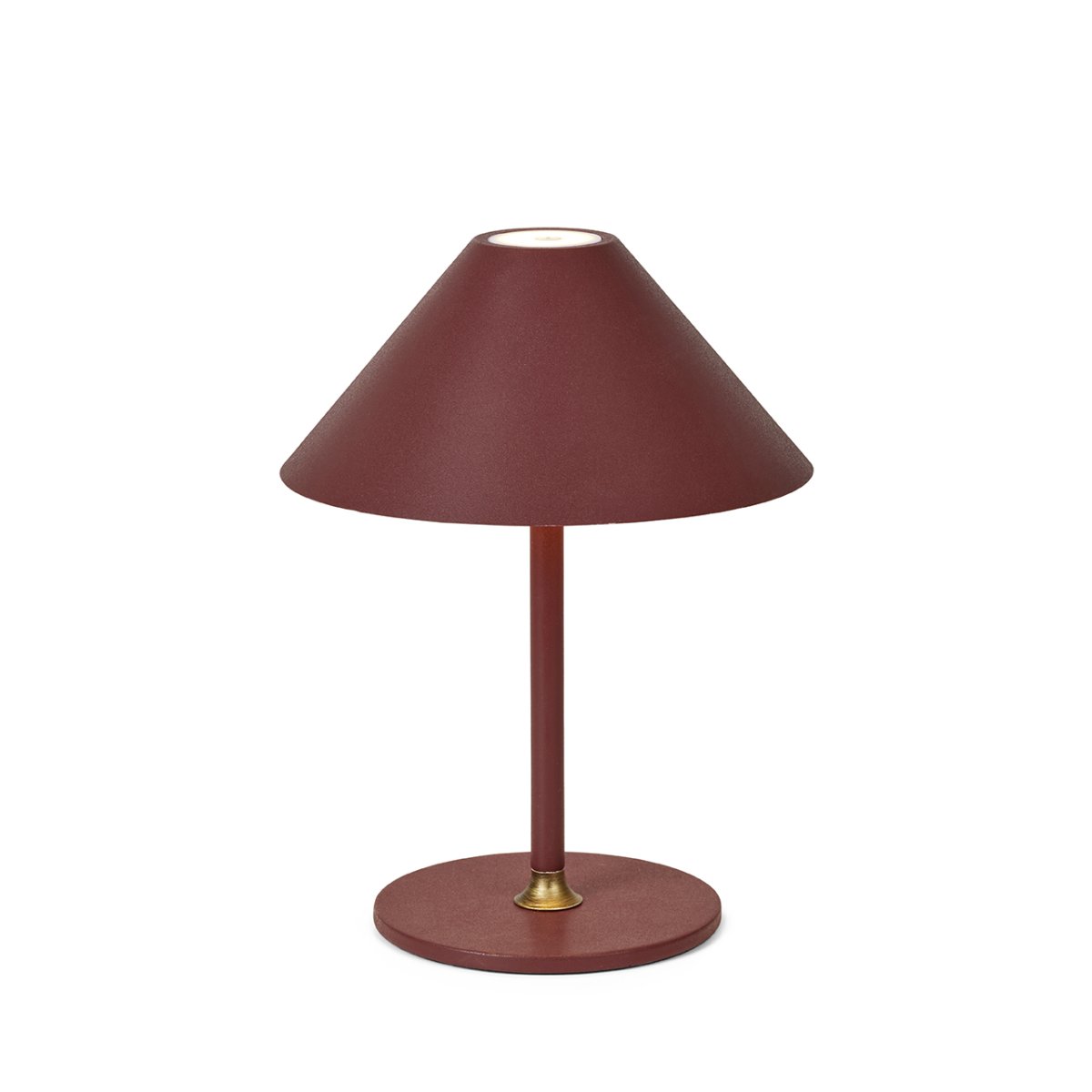 Hygge 20cm Kastanjebruin Draagbare Van Halo Design - Hygge is een veelzijdige en stijlvolle verlichting die geschikt is voor alle gelegenheden en beschikt over een dimfunctie.