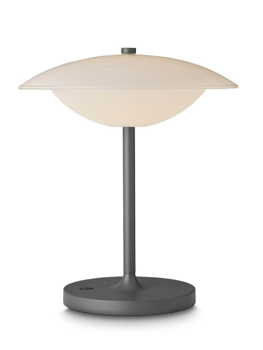  Baroni Move 26cm Antraciet Draagbare Van Halo Design - De lamp heeft een IP44-classificatie, wat betekent dat u de lamp gemakkelijk mee naar buiten kunt nemen voor gezellige verlichting.