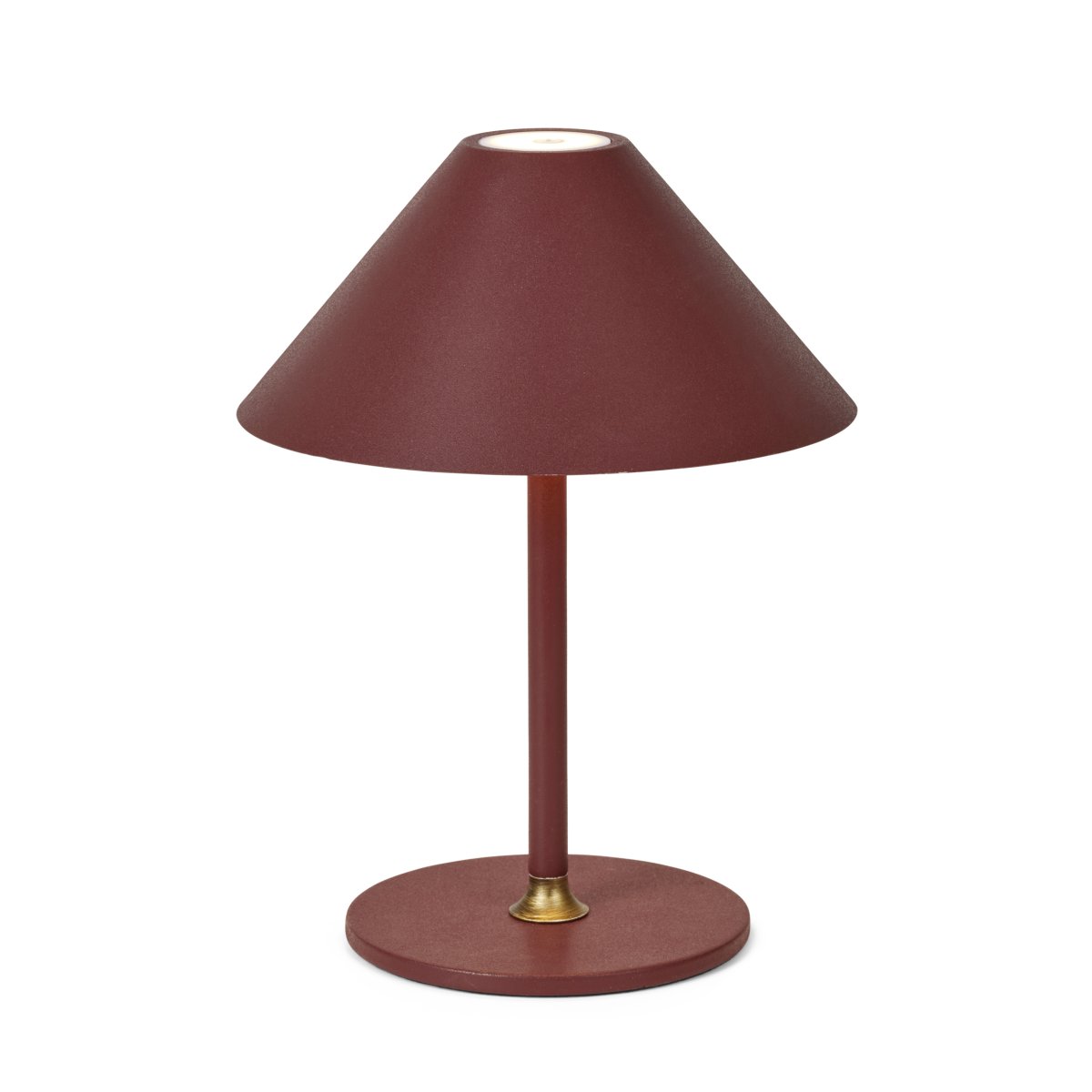 Hygge 25cm Bordeaux Draagbare Van Halo Design - Hygge is een veelzijdige en stijlvolle verlichting die geschikt is voor alle gelegenheden en beschikt over een dimfunctie.