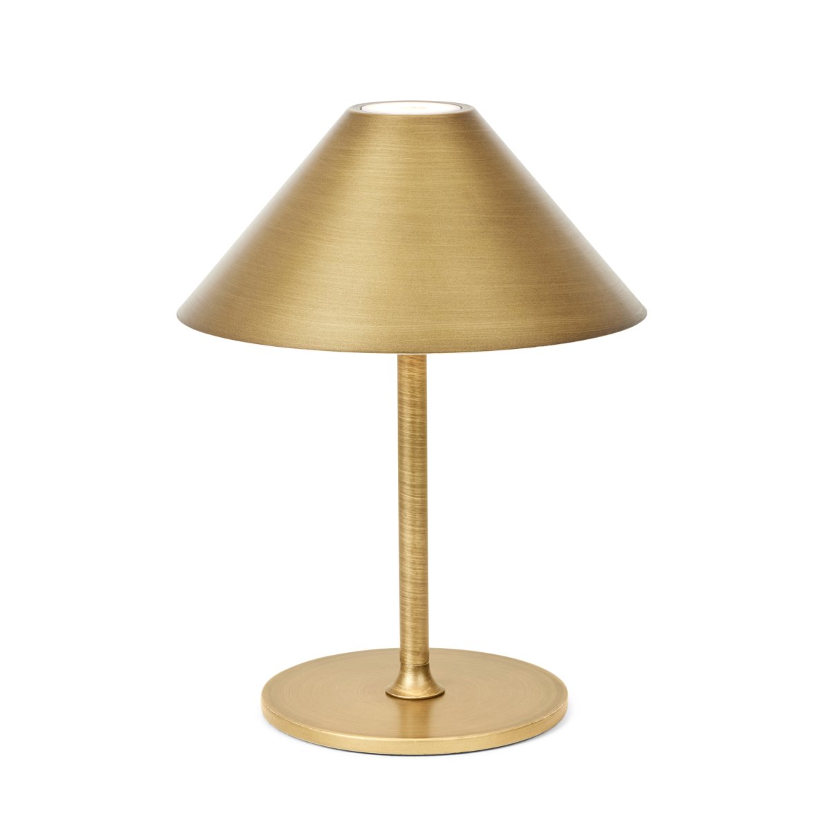 Hygge 25cm Antiek messing Draagbare Van Halo Design - Hygge is een veelzijdige en stijlvolle verlichting die geschikt is voor alle gelegenheden en beschikt over een dimfunctie.