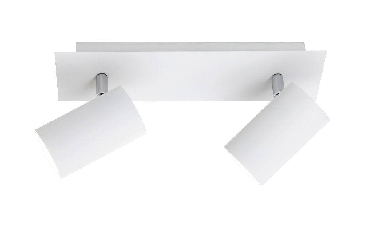Marley 2 Wit spot Van Trio Lighting - Met een lengte van 30 cm en draaibare spots die onafhankelijk van elkaar kunnen worden gericht, geeft het u de vrijheid om ongewenste verlichting te creëren.