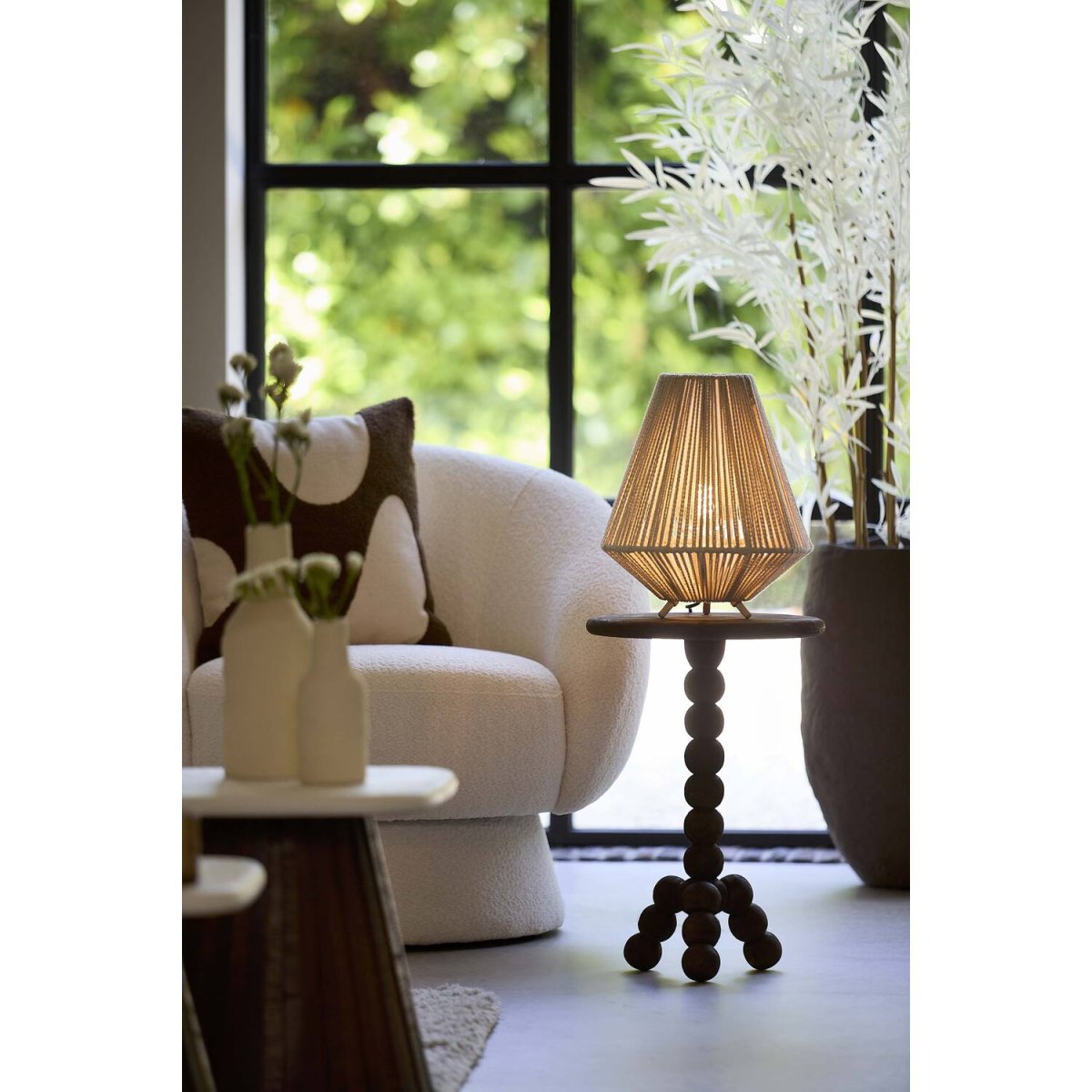 Felida 32cm Crèmewit tafellamp Van Light & Living - 