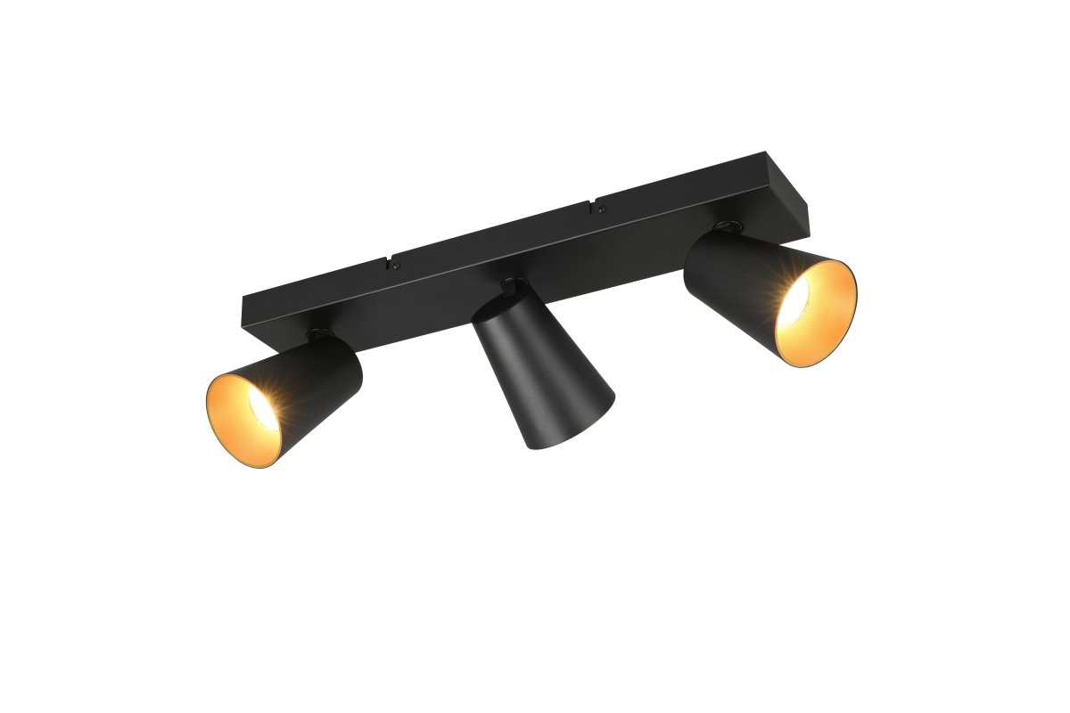 Sharp 3 Zwart spot Van Trio Lighting - 