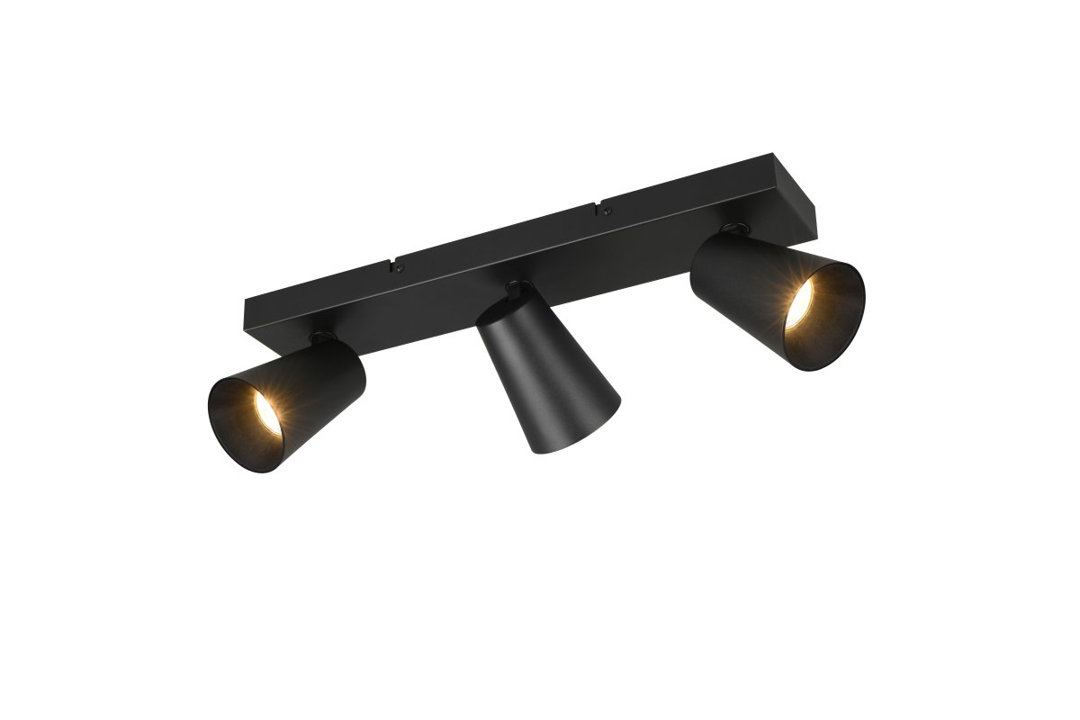 Sharp 3 Zwart spot Van Trio Lighting - 