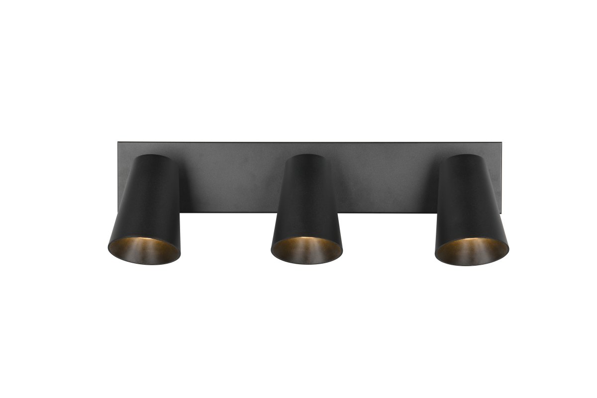 Sharp 3 Zwart spot Van Trio Lighting - 