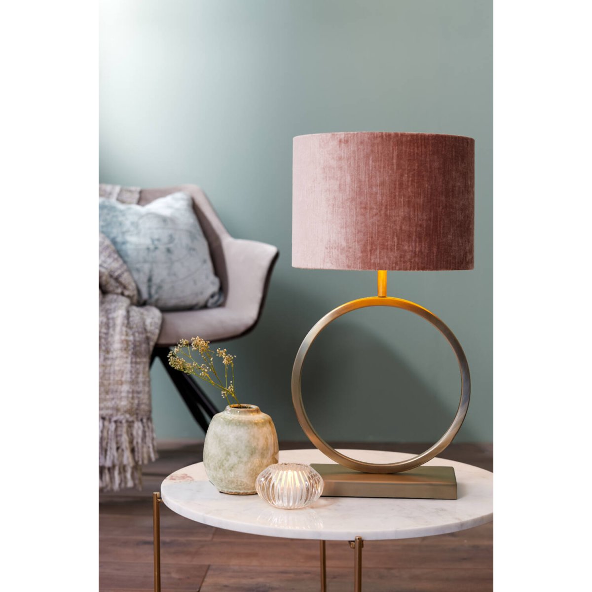 Liva 42cm Goud lampenvoet Van Light & Living - 