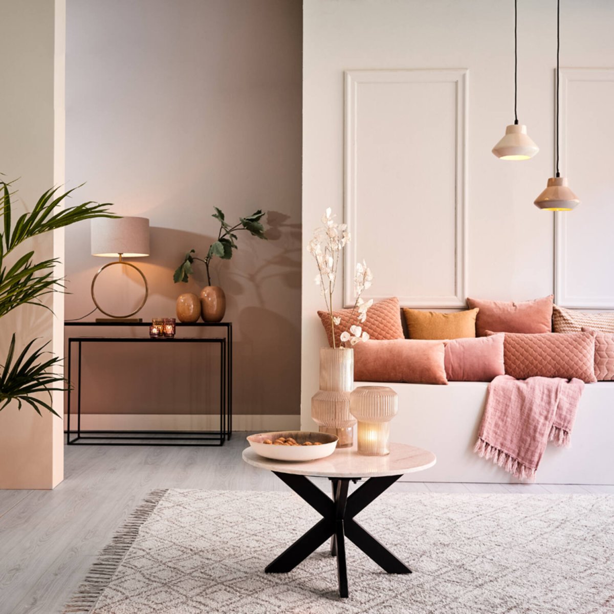 Liva 52cm Goud lampenvoet Van Light & Living - 