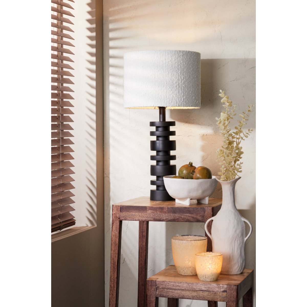 Desley 36cm Zwart lampenvoet Van Light & Living - 