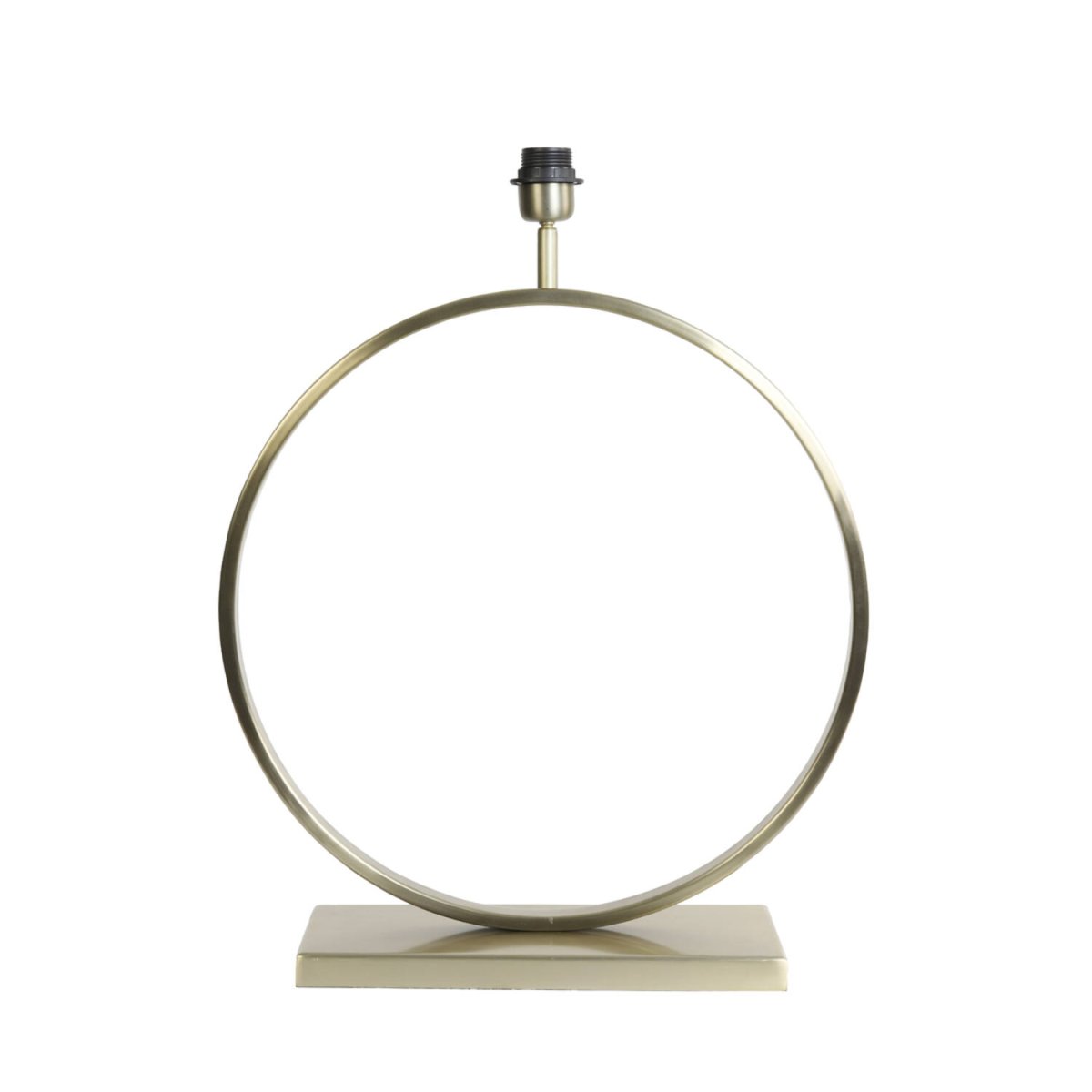 Liva 62cm Goud lampenvoet Van Light & Living - Het stijlvolle ronde ontwerp geeft de lampvoet een verfijnde en tijdloze uitstraling, perfect om een luxe sfeer in huis te creëren.