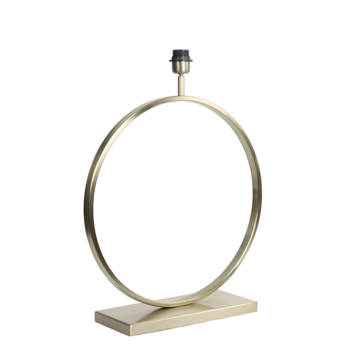 Liva 62cm Goud lampenvoet Van Light & Living - Het stijlvolle ronde ontwerp geeft de lampvoet een verfijnde en tijdloze uitstraling, perfect om een luxe sfeer in huis te creëren.