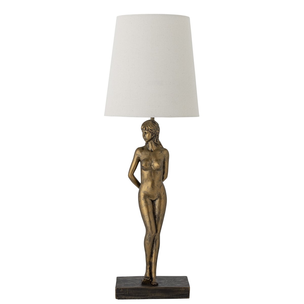 Fabiana 70cm Messing tafellamp Van Bloomingville - Juist zulke details maken een huis persoonlijk - en met Fabiana krijg je zowel functionele verlichting als een decoratief element dat de sfeer een ontspannen en vrolijke sfeer geeft.