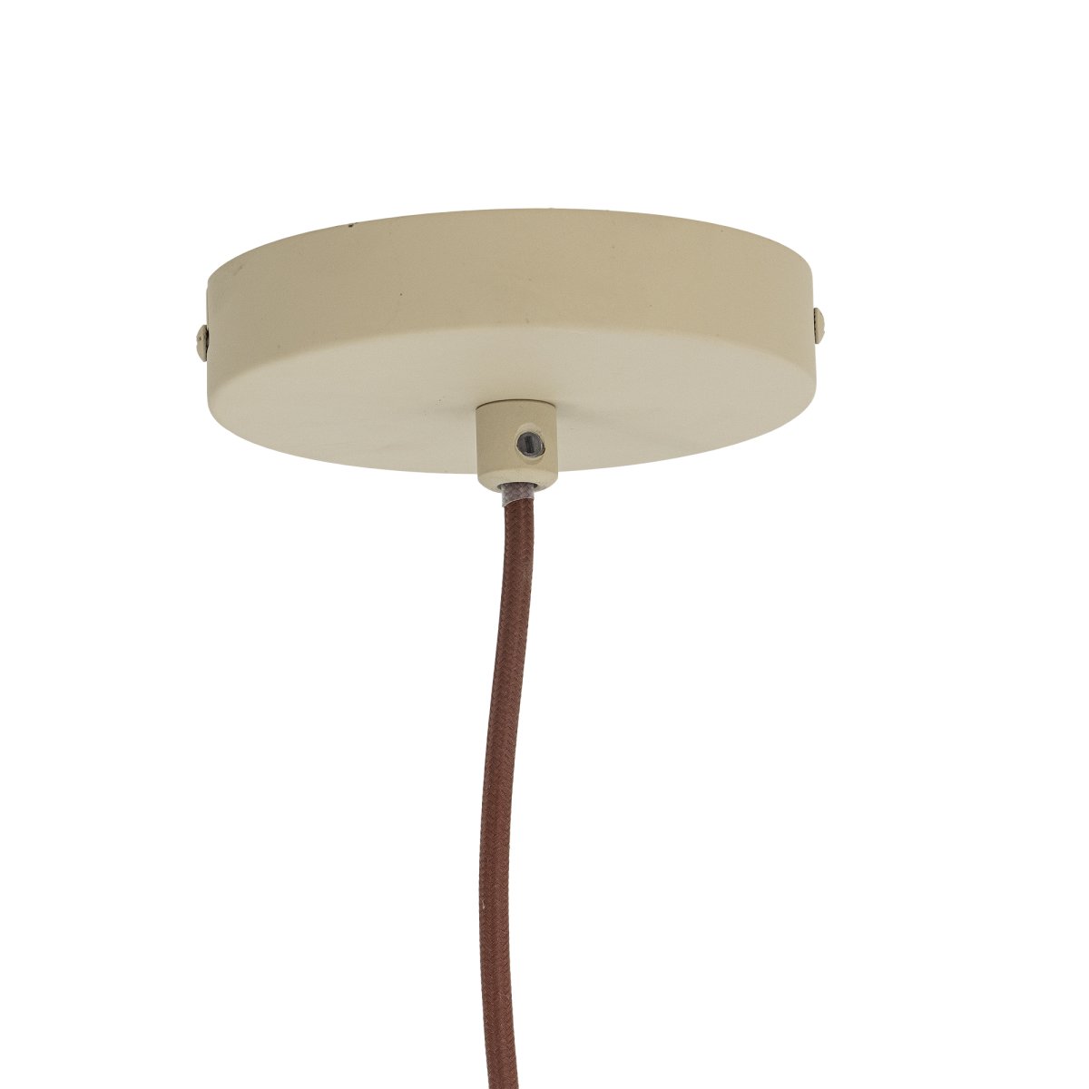 Lacya Ø40 Beige hanglamp Van Bloomingville - De unieke vorm en subtiele tinten maken Lacya een perfect detail in alles, van de keuken en eetkamer tot de slaapkamer en woonkamer - een hanglamp die stijlvolle harmonie in de kamer cre&euml;ert.