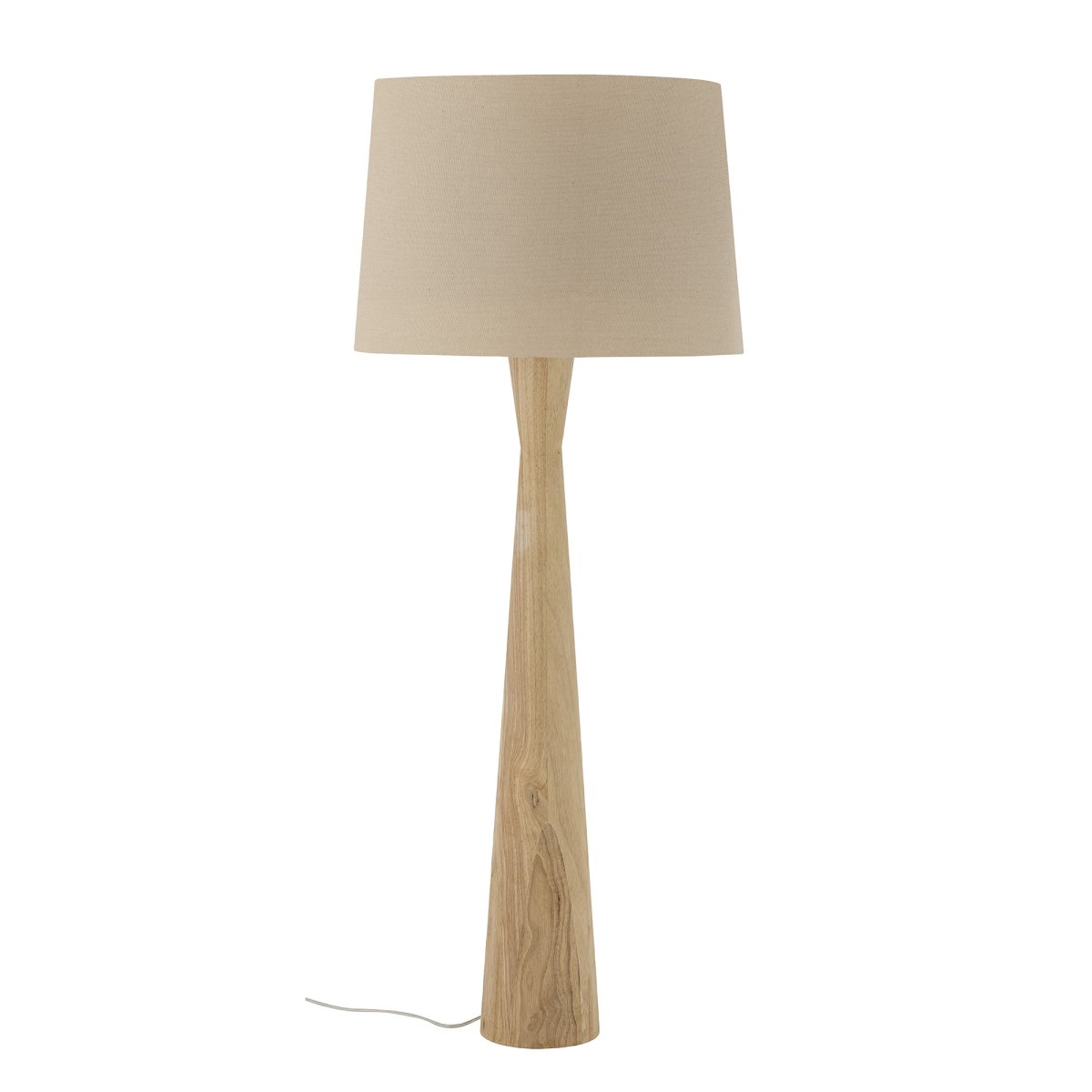 Leonor Hout vloerlamp Van Bloomingville - De Leonor vloerlamp is gemaakt van rubberen buizen met een lange en slanke vorm die een elegante en tijdloze uitstraling geeft.