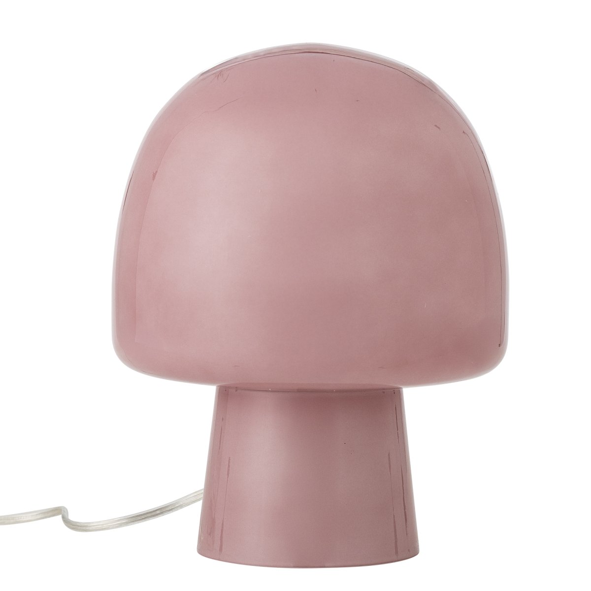 Paddy 26cm Roze tafellamp Van Bloomingville - Wanneer de lamp aan staat, verandert de hele uitstraling - de roze kleur wordt helderder en er verschijnt een prachtige textuur die een adembenemend lichtspel cre&euml;ert.