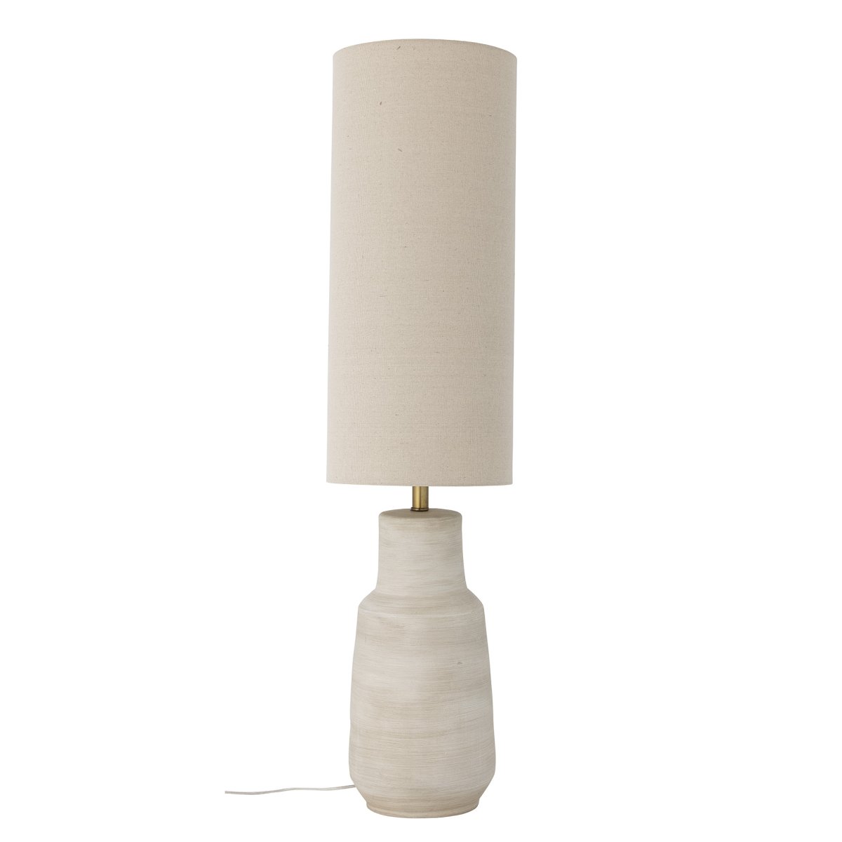 Linetta Natuurlijk wit vloerlamp Van Bloomingville - De lamp verspreidt een aangenaam licht en is perfect voor het verlichten van donkere hoeken in de woonkamer, slaapkamer of hal.