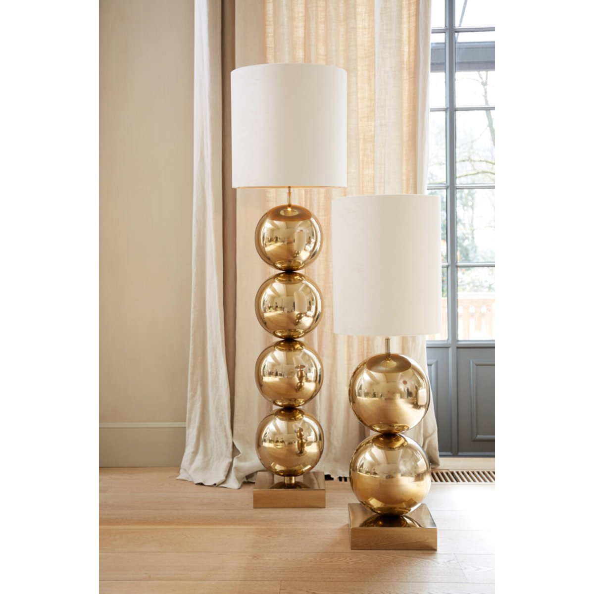 Lovis 77cm Goud lampenvoet Van Light & Living - 