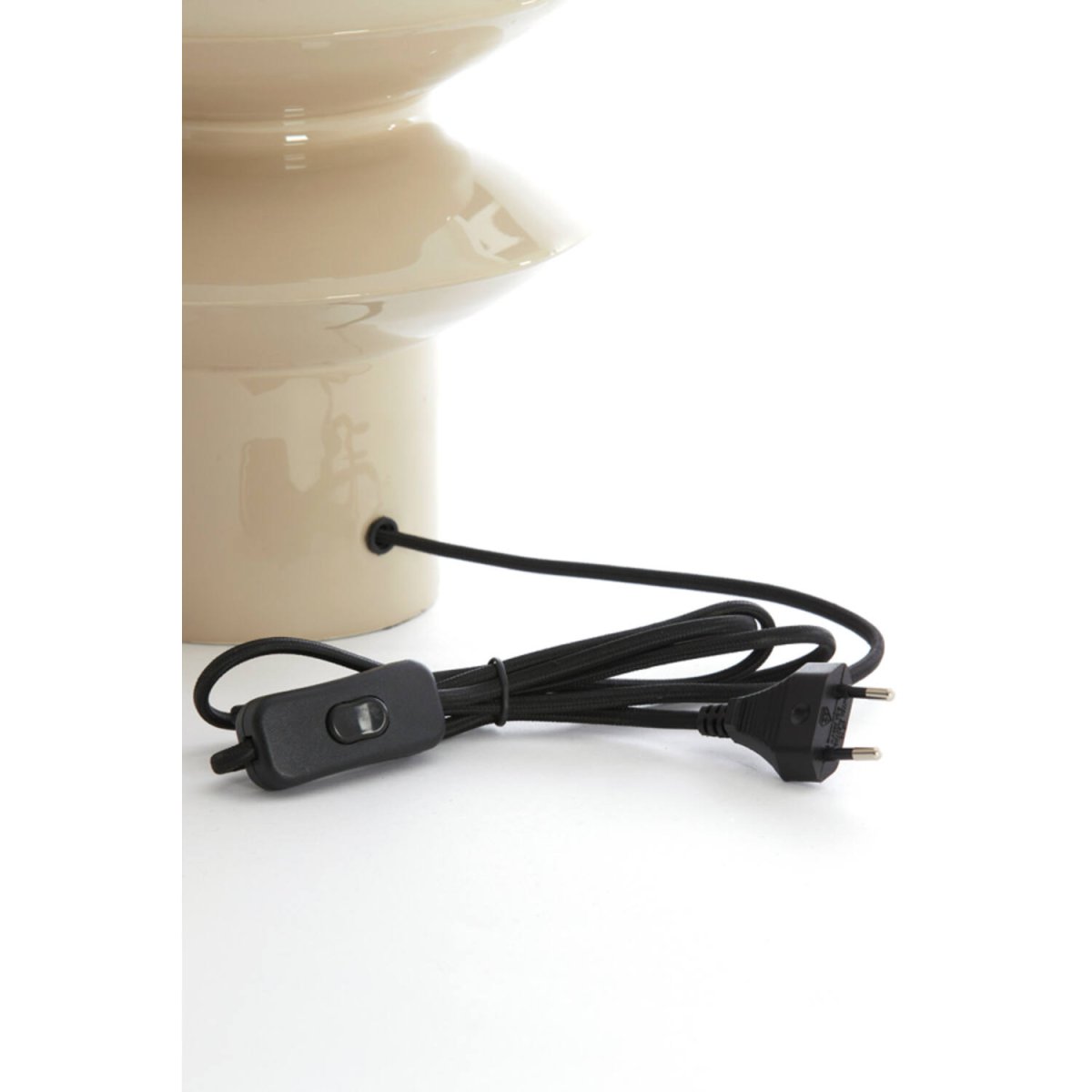 Petch 26cm Grijs lampenvoet Van Light & Living - 