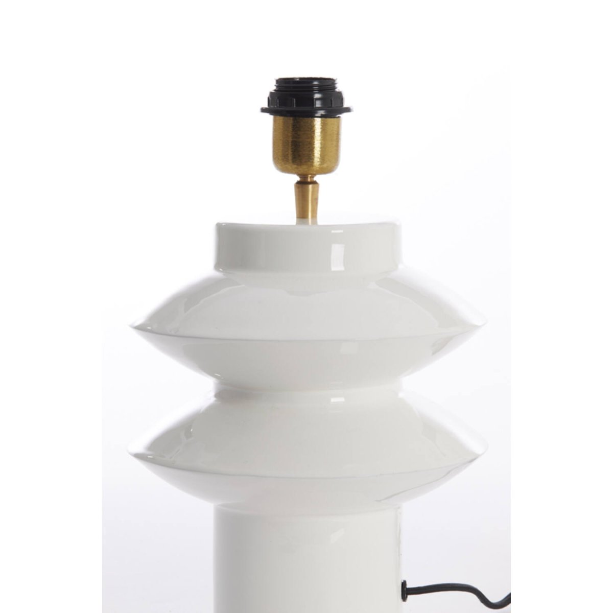 Petch 26cm Wit lampenvoet Van Light & Living - 