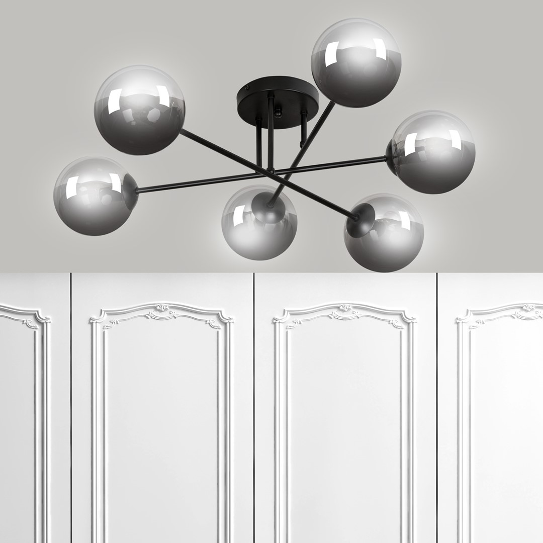 Brendi Ø75 plafondlamp Van Emibig Lighting - Brendi biedt plafondlampen die perfect passen bij zowel moderne als meer traditionele interieurs.