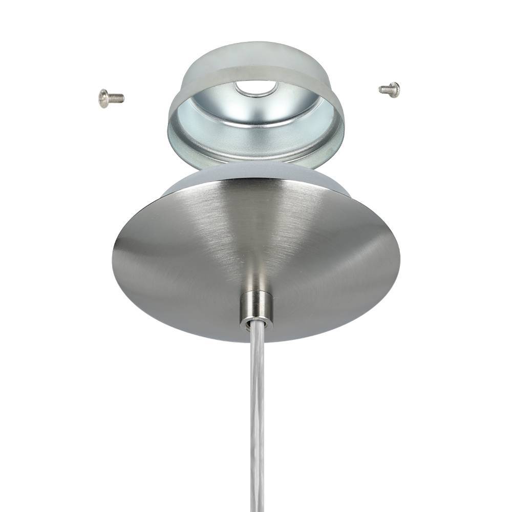 Troy Ø10 Wit hanglamp Van Eglo - Met zijn witte kap verspreidt hij een zacht en aangenaam licht, ideaal om een rustige en uitnodigende sfeer te creëren in de keuken, eetkamer of boven de keukentafel.