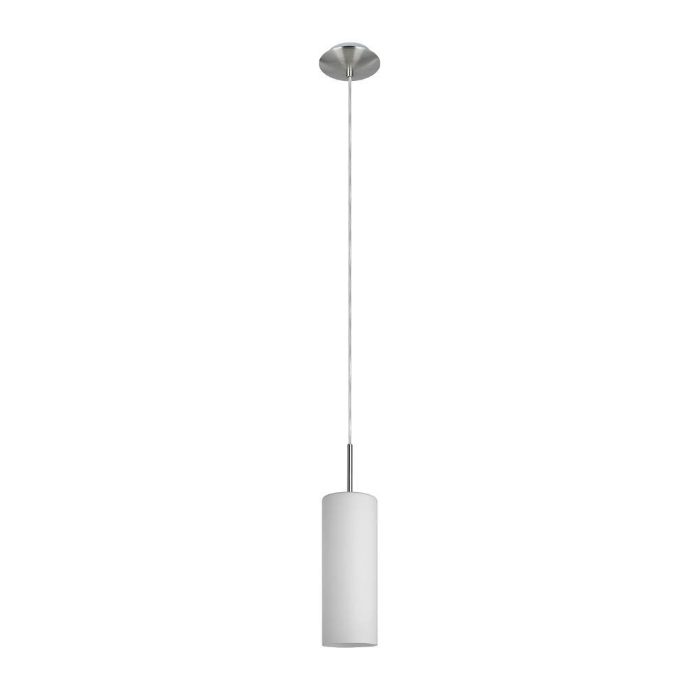 Troy Ø10 Wit hanglamp Van Eglo - Met zijn witte kap verspreidt hij een zacht en aangenaam licht, ideaal om een rustige en uitnodigende sfeer te creëren in de keuken, eetkamer of boven de keukentafel.