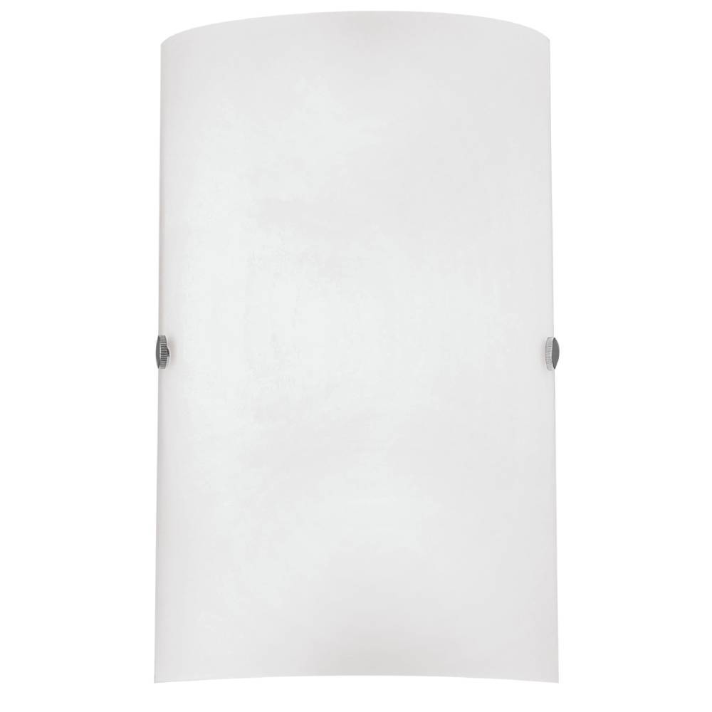 Troy 18cm Wit wandlamp Van Eglo - Met zijn witte kap verspreidt hij een zacht en aangenaam licht, ideaal om een rustige en uitnodigende sfeer te cre&euml;ren in de hal, woonkamer of slaapkamer.