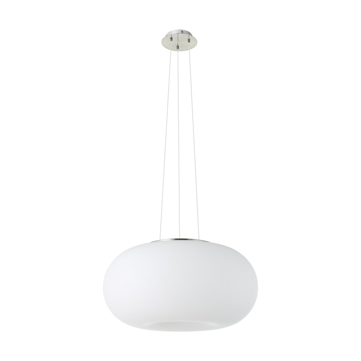 Optica Ø37 Wit hanglamp Van Eglo - De Optica hanglamp is een moderne en stijlvolle plafondlamp die zorgt voor een zacht en aangenaam licht in de kamer.