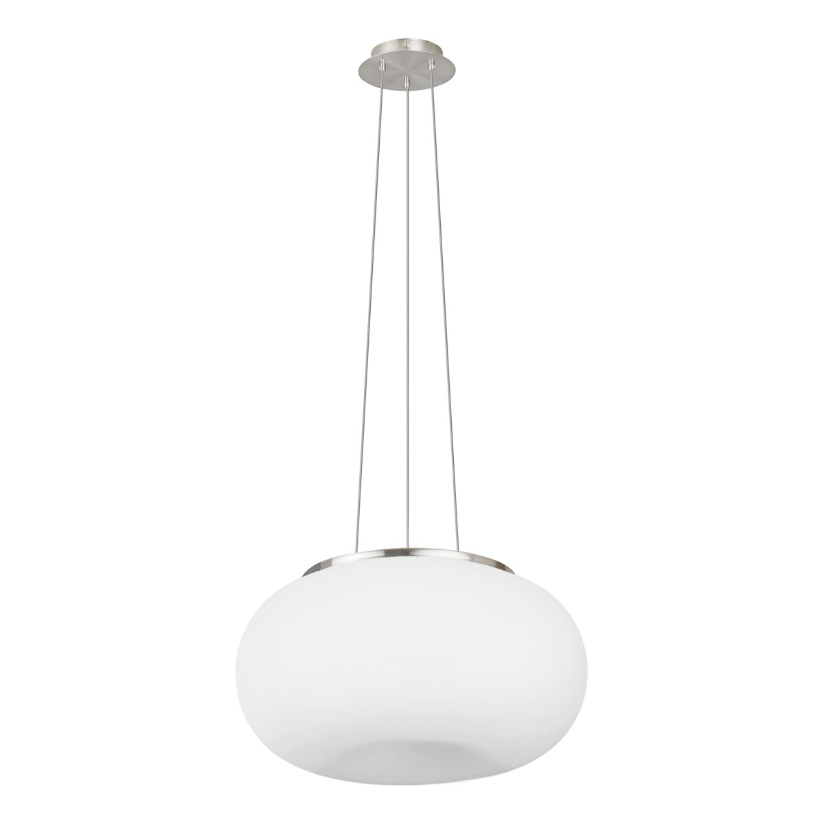 Optica Ø45 Wit hanglamp Van Eglo - De Optica hanglamp is een moderne en stijlvolle plafondlamp die zorgt voor een zacht en aangenaam licht in de kamer.