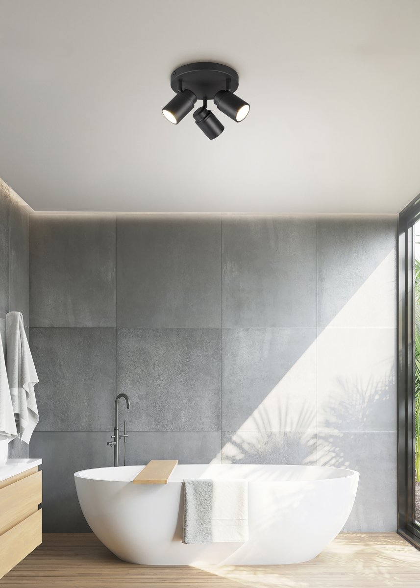 Angelo Ø20 Zwart badkamerlamp Van Trio Lighting - 