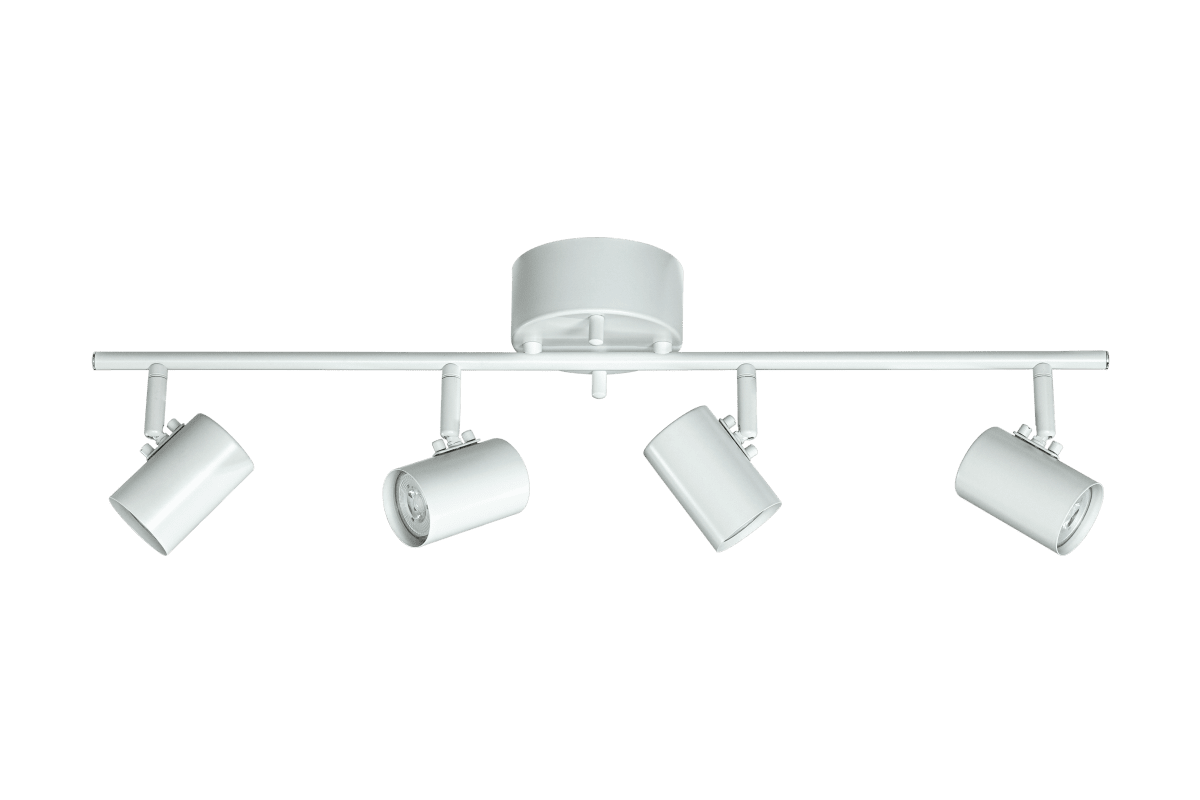 Hugin 4 Wit spot Van Aneta Lighting - De praktische Hugin-spot met zijn vier verstelbare lampkoppen maakt het eenvoudig om het licht naar wens te richten.