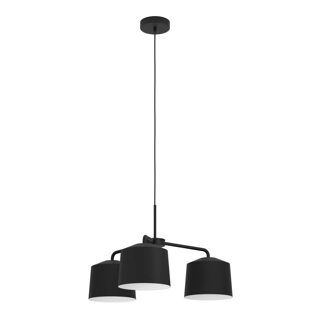 Caguanes Ø66 Zwart hanglamp Van Eglo - Dankzij het strakke design past de lamp perfect in zowel moderne als klassieke interieurs.