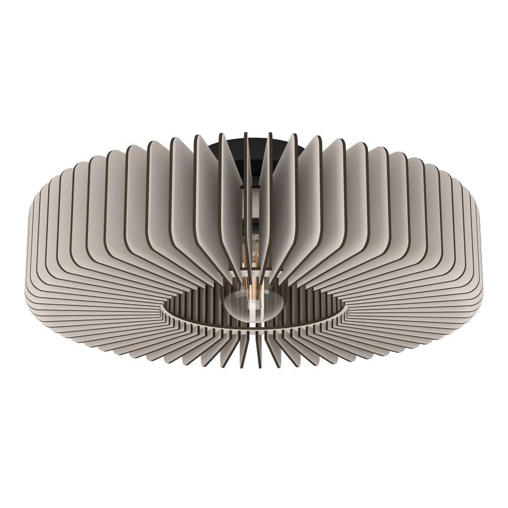 Palombaia Ø50 Grijs plafondlamp Van Eglo - Deze lamp is gemaakt met de focus op duurzaamheid en moderne esthetiek en is zowel een designhoogtepunt als een milieuvriendelijke keuze.