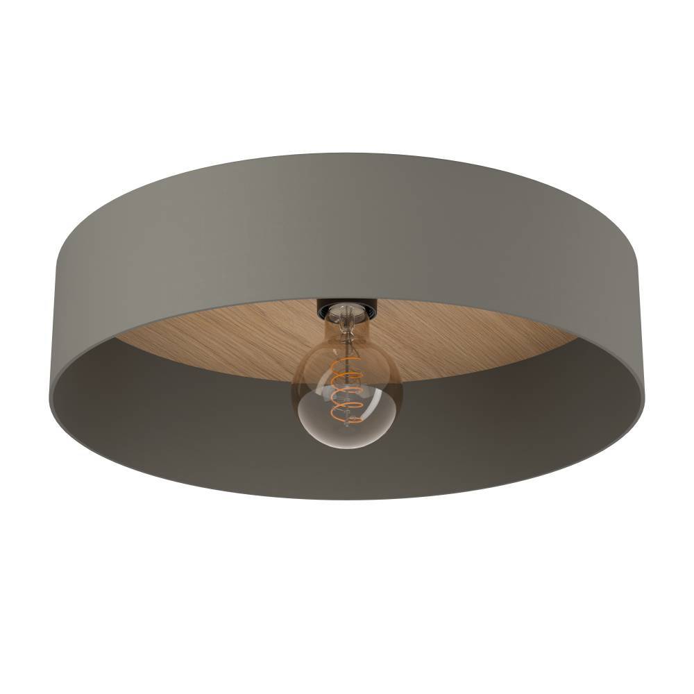 Duaia Ø42 Omber plafondlamp Van Eglo - elegante indruk en de goudkleurige binnenkant weerkaatst het licht op een zachte en warme manier.