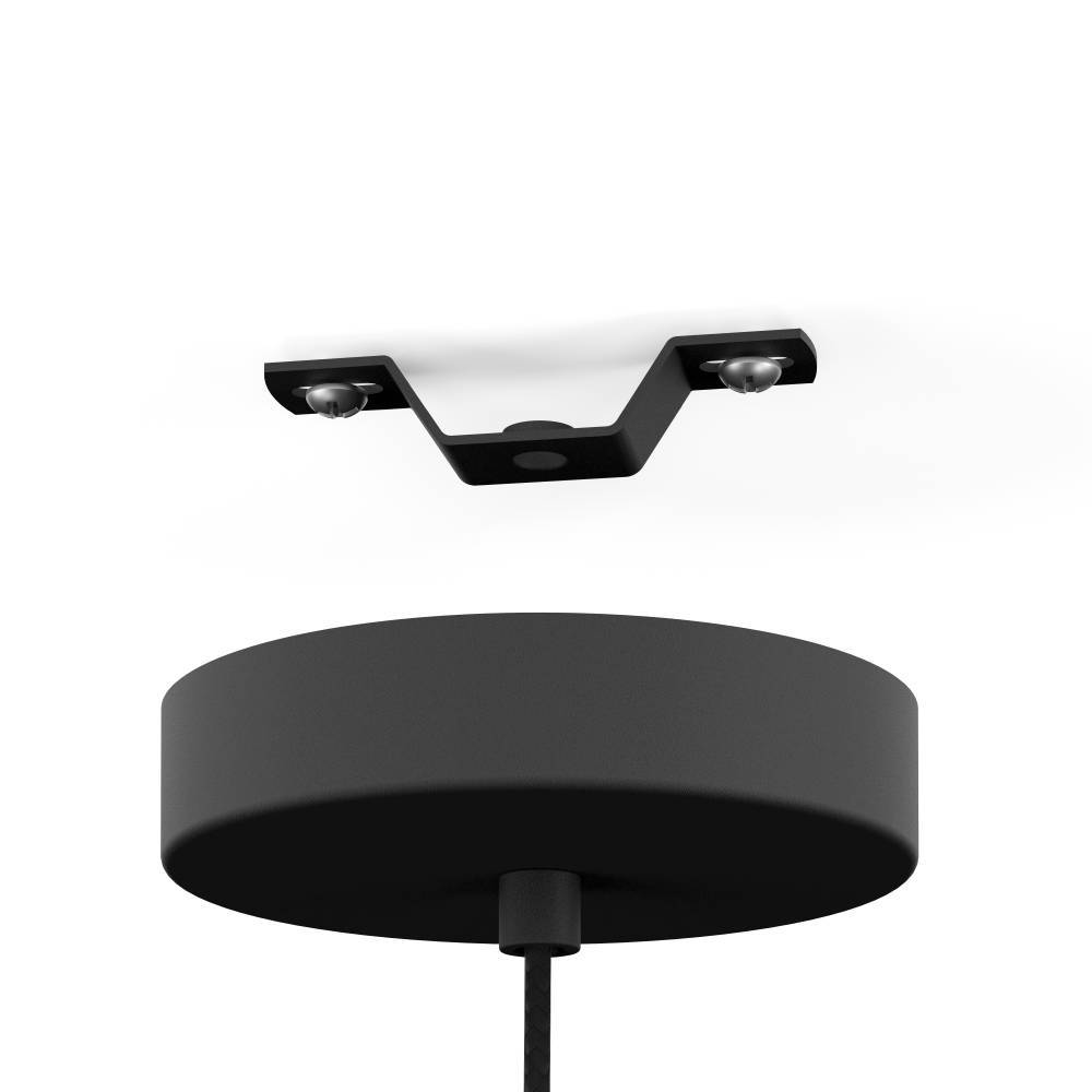 Mattanza Ø50 Grijs hanglamp Van Eglo - De bolvormige vorm en de overlappende platen creëren een speels schaduwspel wanneer de lamp brandt, waardoor er diepte en dimensie aan de kamer wordt toegevoegd.