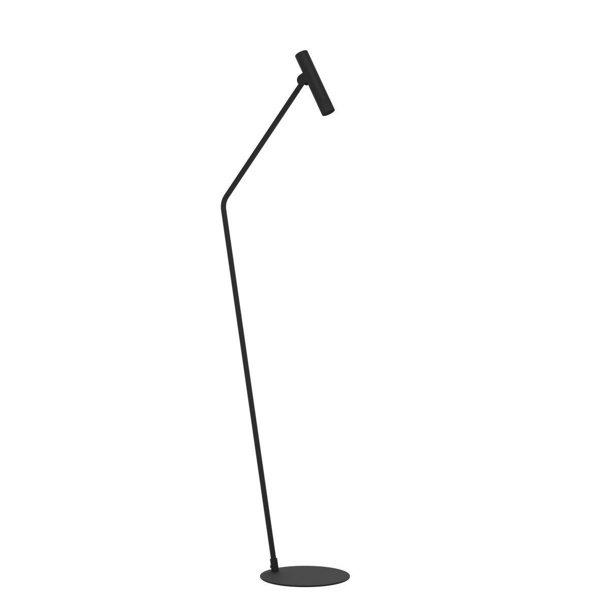 Almudaina Zwart vloerlamp Van Eglo - Dankzij het minimalistische design past de lamp in elk interieur en zorgt hij voor effectief en aangenaam licht.
